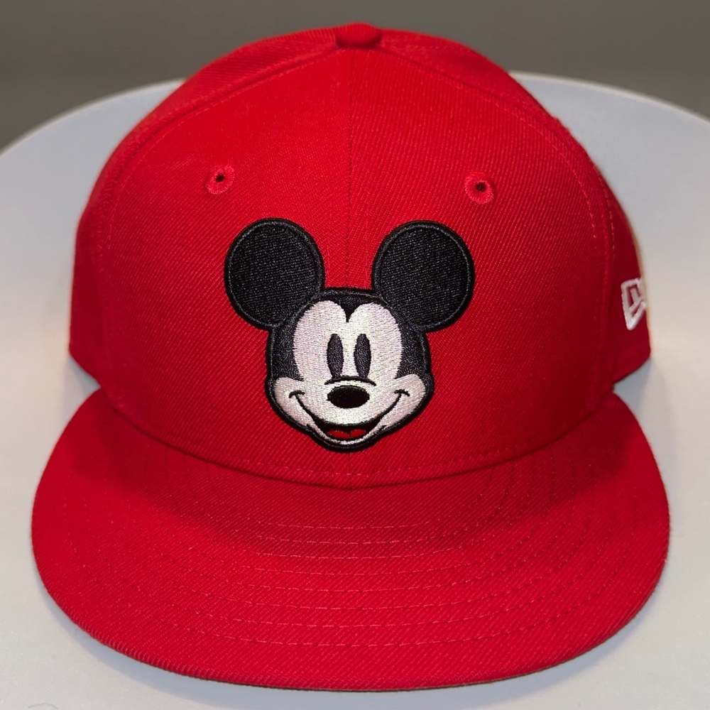 New Era Mickey Mouse Red 59Fifty Fitted Hat